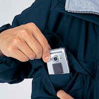 自重堂　制服百科　エコ防水防寒ブルゾン（フード付）　ネービー　５Ｌ　48260（直送品）