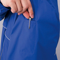 自重堂　制服百科　エコショートコート（フード付）　ロイヤルブルー　Ｍ　40243（直送品）