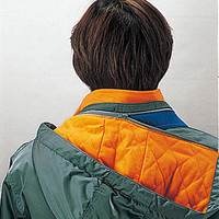 自重堂　制服百科　ダブルライナー防寒ブルゾン（フード付）　グリーン　Ｌ　48010（直送品）