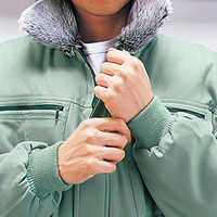 自重堂　制服百科　防寒ブルゾン　ダークブルー　Ｌ　48070（直送品）