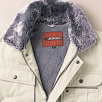 自重堂　制服百科　防寒ブルゾン（フード付）　アイボリー　ＬＬ　48090（直送品）