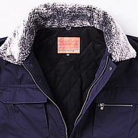 自重堂　制服百科　防寒ブルゾン（フード付）　ライトベージュ　ＬＬ　48150（直送品）