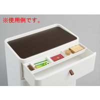 サンカ ロイヤルドロアー チェスト 3段 幅725X奥行410X高さ675mm アースホワイト RD-723WH/DBR 1台　（直送品）