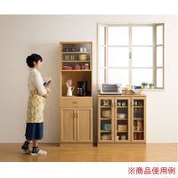 白井産業 ホノボーラ ナチュラル家具 カップボード 高さ1227mm HNB-1255DG 1台（直送品）