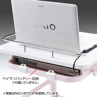 サンワサプライ　上下昇降電子カルテカート（ホワイト・W500×D558mm）　RAC-HP103WN　（直送品）