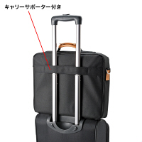 サンワサプライ PCキャリングバッグ ブラック/15.6インチワイドまで対応 BAG-C38BKN 1個（直送品）