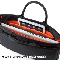 サンワサプライ ビジカジPCバッグ（ビジネスカジュアル） ブラック/15.6インチワイドまで対応 BAG-GF8BK 1個（直送品）