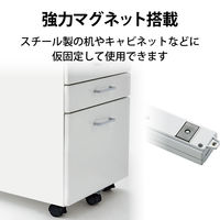 延長コード 電源タップ 3m 3ピン 4個口 マグネット付 抜け止め グレー T-T06-3430LG/RS エレコム 1個（直送品）