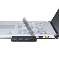 USBハブ　USB3.2Gen1　USB3.2Gen1×4　USBポート　USB-3HSC1BK　サンワサプライ　1個