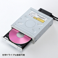 サンワサプライ 変換ケーブル A[オス]-シリアルATA[オス]×2（HDDコピー機能付き） ブラック 1m USB3.0 USB-CVIDE4 1個（直送品）