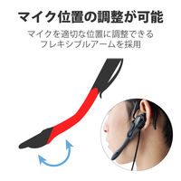 ヘッドセット 片耳 イヤーフック USB接続 フレキシブルアーム HS-EP13USV エレコム 1個（直送品）