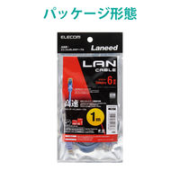エレコム LANケーブル CAT6 準拠 1m ブルー LD-GPN/BU1 1個（直送品）