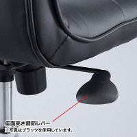 サンワサプライ　シンプルレザーチェア　SNC-L16BG　（直送品）