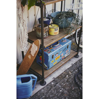 東谷　シェルフ　WPS-343　ブラウン　1台　（直送品）