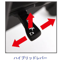 【軒先渡し】 エルゴヒューマン スマート オフィスチェア エラストメリックメッシュ 肘無し グリーン EHS KM14 GN 1脚（直送品）