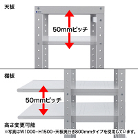 サンワサプライ　eラック　Lシリーズ（幅800mm）　ER-80L　1台　（直送品）