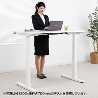 サンワサプライ　電動上下昇降デスク　ERD-M9070　幅900×奥行700×高さ630～1280mm　1台　（直送品）