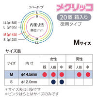 プラス メクリッコM ピンク箱入り KM-402 1箱（直送品）
