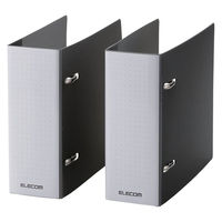 エレコム DVD・CD不織布ケース専用ファイル(2冊入り)36枚収納 黒 CCD-B02WBK 1セット(2冊入)