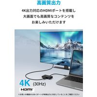 Anker USBハブ Type-C接続 HDMI×1 Cポート×1 Aポート×1 PD90W 急速充電 PowerExpand