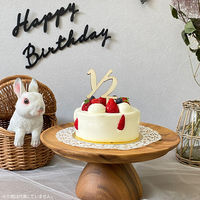 【regalo】 ケーキトッパー 【One】 ナチュラル 木製 オーナメント CT-O-NA 1セット（直送品）