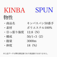 アズマ　キンバスパン #50/3000m　303番色　1セット（3000m巻×10本）（直送品）
