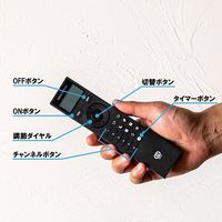 TIC 【リモコンセット】ノーシュ 1灯スポットライト TC-1022RC-BK 1個（直送品）