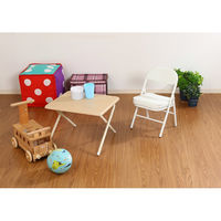 不二貿易 背付ミニチェアー ホワイト 16833 1セット(6脚入)（直送品）