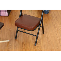 不二貿易 背付ミニチェアー ブラウン 16834 1セット(6脚入)（直送品）