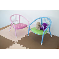 不二貿易 ベビーローチェアー アップル 32868 1セット(6脚入)（直送品）