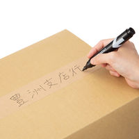 【ガムテープ】 現場のチカラ 油性インクで文字が書けるクラフトテープ 茶 幅50mm×長さ50m 1巻 アスクル  オリジナル（わけあり品）