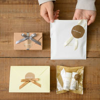 ヘッズ ジャストフォーユーギフトシールー4/マットゴールド JMG-4S 1パック（100枚入）