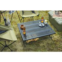 アイリスオーヤマ 焚き火 テーブル ファイヤテーブル アウトドア キャンプ用品 焚き火テーブル TKB-TB98 ブラック 1台（直送品）