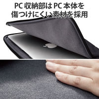 パソコンケース 11.6インチ ノートパソコン・タブレット収納 MacBook BM-IBLW11NBK エレコム 1個