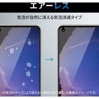 OPPO Reno7 A (OPG04) ガラスフィルム 高透明 ブルーライトカット PM-O221FLGGBL エレコム 1個（直送品）