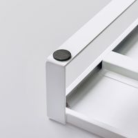 サンワサプライ スチール製机上ラック(W1000mm・ホワイト) MR-LC209WN 1台（直送品）