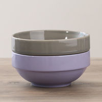 スタッキングボウル　Φ１５０ｍｍ　アリビオ　ＬＧＹ 77484 1箱（6個入り） 不二貿易（直送品）