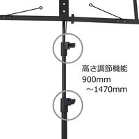 KC キョーリツ 譜面台 MS-1AL/BK (ソフトケース付き) x 3台（直送品）