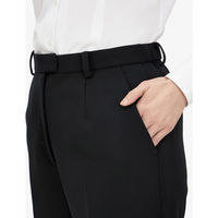 ボンマックス BONOFFICE 裾上げらくらくパンツ ブラック 7号 BCP6105-16-7（直送品）