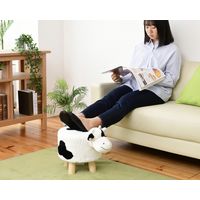 YAMAZEN アニマルスツールミニ ウシ ASM-2828(CW) 1脚（直送品）