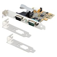 PCIeカード／シリアルRS232C／2ポート StarTech.com 21050-PC-SERIAL-CARD 1個（直送品）