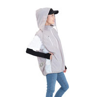 ファミリー・ライフ フード付きファンベスト モバイルバッテリー付き グレー L~LL a2816624 1個（直送品）