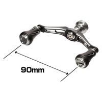 ライラクス カスタムハンドル W VERTEX 90mm 左右共用 ダイワ ターコイズ 4249422 1個（直送品）