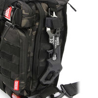 ライラクス DRESS ミリタリー メッセンジャー ショルダーバッグ2.0 2WAY ブラック 4249472 1個（直送品）