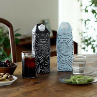 【紙パック】Iced Coffee 無糖 1L by LOHACO Water 1箱（6本入） オリジナル（わけあり品）