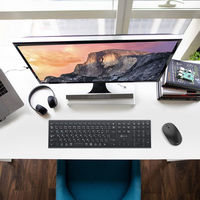 ワイヤレスキーボード 2.4G無線/USB-A パンダグラフ 日本語JIS配列 充電式 GKJ35B ブラック iClever（わけあり品）