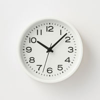 無印良品 アナログ時計 小（スタンド付） ホワイト MJ-ACSW2 良品計画