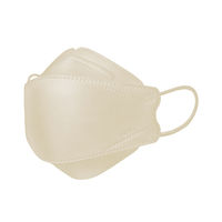 SPUN KUCHIRAKU MASK（クチラクマスク）小さめ（グレージュ）1セット（30枚入×3箱）個包装 医食同源ドットコム カラーマスク