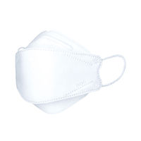 SPUN KUCHIRAKU MASK（クチラクマスク）小さめ（ホワイト）1セット（30枚入×3箱）個包装 医食同源ドットコム カラーマスク