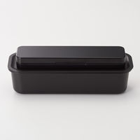 無印良品 フォーク＆スプーンセット 黒 約幅18×奥行5×高さ2cm 2セット 良品計画